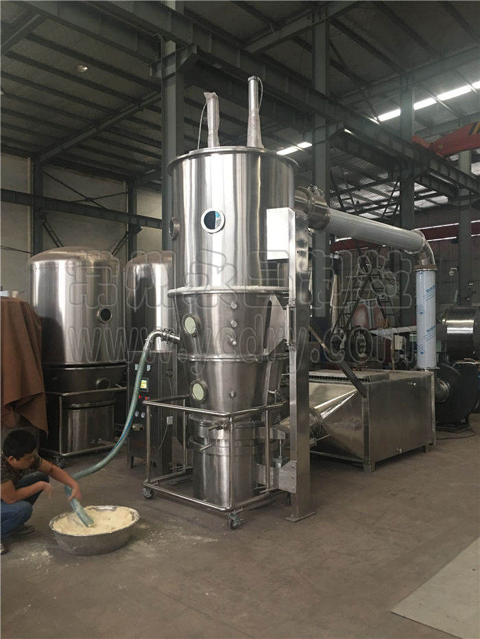 Vegetable powder granulating machine